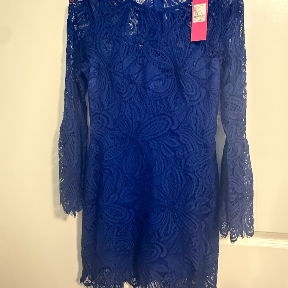 Lilly Pulitzer Royal Blue Lace Dress